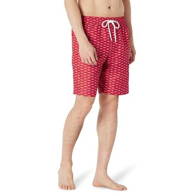 Amazon Essentials Herr 9" snabbtorkande badbyxor, Lila röda krokodiler, XL Amazon Essentials Herr 9" snabbtorkande badbyxor, Lila röda krokodiler, XL