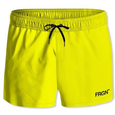 FREEGUN Strandbaddräkt för män, badshorts, snabbtorkande, bekväma med fickor, Fluo gul, XXL FREEGUN Strandbaddräkt för män, badshorts, snabbtorkande, bekväma med fickor, Fluo gul, XXL