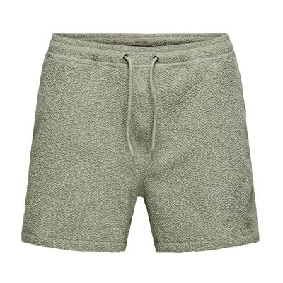 Only & Sons Onsted Life Solid Seersucker Swim Noos, VÄGROR, XL Only & Sons Onsted Life Solid Seersucker Swim Noos, VÄGROR, XL