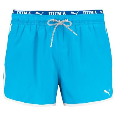 PUMA SWIM Män Track Shorts 1P, ljusblå, S PUMA SWIM Män Track Shorts 1P, ljusblå, S