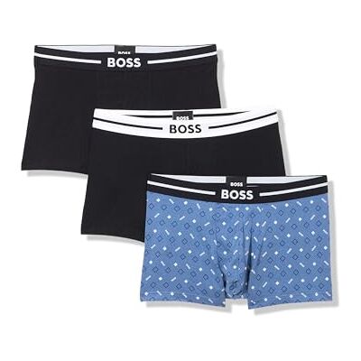 Boss Badbyxor för män, Bijou blå/svart/svart, S Boss Badbyxor för män, Bijou blå/svart/svart, S