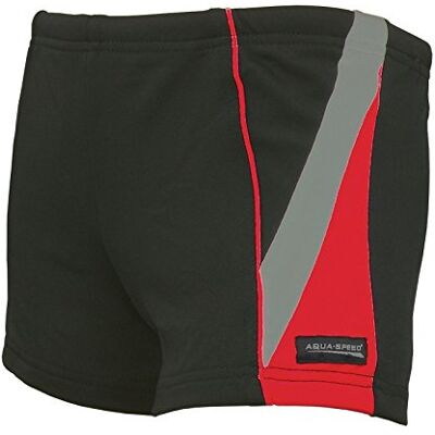 Aqua Speed Aqua-Speed Diego Pojkar Aquashorts Badshorts Black/Red/Grey Size 158 Aqua Speed Aqua-Speed Diego Pojkar Aquashorts Badshorts Black/Red/Grey Size 158