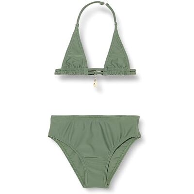 Haute Pression Tvådelad baddräkt flicka enfärgad X9050 C05 T10A, kaki, 10-16 ans Haute Pression Tvådelad baddräkt flicka enfärgad X9050 C05 T10A, kaki, 10-16 ans