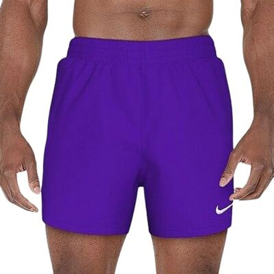 NIKE unisex vuxen Swim Breaker Solid Essent 5" Volley Short Bright Violet badbyxor NIKE unisex vuxen Swim Breaker Solid Essent 5" Volley Short Bright Violet badbyxor