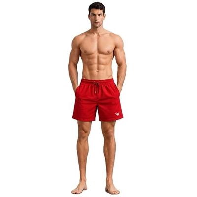 Giorgio Armani Essential Boxer för män, röd, XL Giorgio Armani Essential Boxer för män, röd, XL