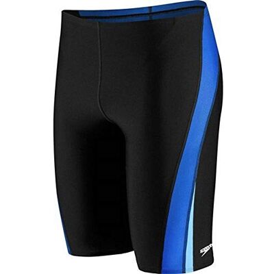 Speedo Herr Spark Splice Jammer baddräkt Svart/blå skarv 22 Speedo Herr Spark Splice Jammer baddräkt Svart/blå skarv 22