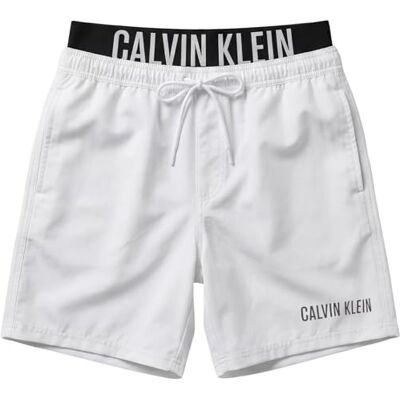 Calvin herr 5 tum boxer intensiv kraft Lv00N61015 badunderdel, vit (klassisk vit), 3XL Calvin herr 5 tum boxer intensiv kraft Lv00N61015 badunderdel, vit (klassisk vit), 3XL