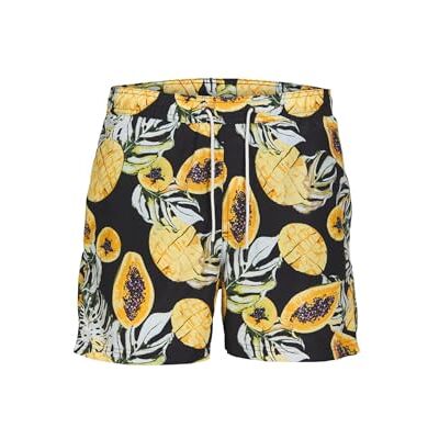 JACK & JONES JPSTFIJI JJSWIM AOP Originals LY, svart, S JACK & JONES JPSTFIJI JJSWIM AOP Originals LY, svart, S
