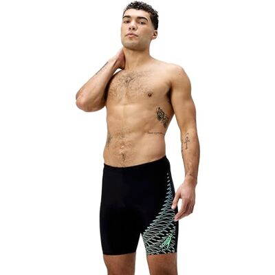 Speedo Medley logotyp jammer för män Speedo Medley logotyp jammer för män