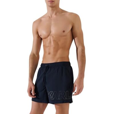 KARL LAGERFELD herr Metallic Logo Med Boardshorts METALLIC LOGO MEDIUM BOARDSHORTS, CYPRESS KARL LAGERFELD herr Metallic Logo Med Boardshorts METALLIC LOGO MEDIUM BOARDSHORTS, CYPRESS