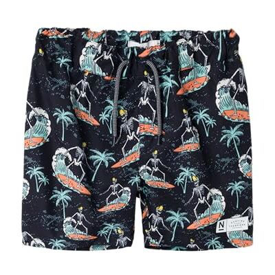 NAME IT Pojkar Nkmzoccas badshorts, Mörk safir, 128 cm NAME IT Pojkar Nkmzoccas badshorts, Mörk safir, 128 cm
