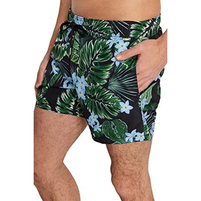 Trendyol Herr normal midja badshorts, svart, M, Svart, M Trendyol Herr normal midja badshorts, svart, M, Svart, M