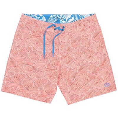Panareha strandshorts för män tillverkade av återvunnen polyester plaka-röd (30), 228x228 cm/90 tum x 90 tum, 40 Panareha strandshorts för män tillverkade av återvunnen polyester plaka-röd (30), 228x228 cm/90 tum x 90 tum, 40
