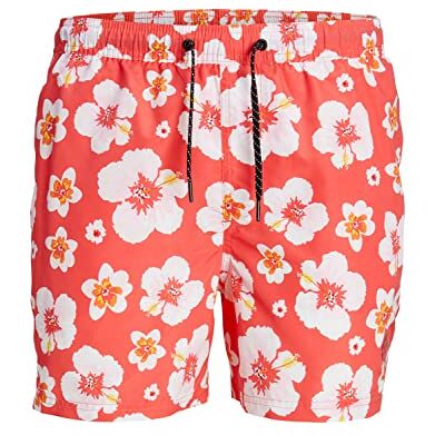 JACK & JONES Herr JPSTFIJI JJSWIM Bahama badshorts, Hot Coral, S, Het korall, S JACK & JONES Herr JPSTFIJI JJSWIM Bahama badshorts, Hot Coral, S, Het korall, S
