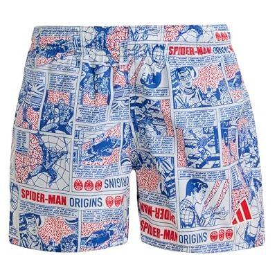adidas Chlopcy MARVEL SPIDER-MAN SWIM SHORTS, team royal blue/pure ruby, 9-10 Years adidas Chlopcy MARVEL SPIDER-MAN SWIM SHORTS, team royal blue/pure ruby, 9-10 Years