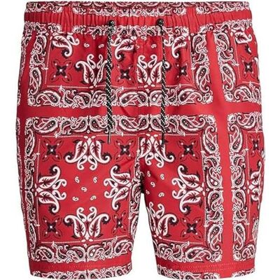 JACK & JONES Herr JPSTFIJI JJSWIM bandana badshorts, kinesisk röd, M, Kinesisk röd, M JACK & JONES Herr JPSTFIJI JJSWIM bandana badshorts, kinesisk röd, M, Kinesisk röd, M