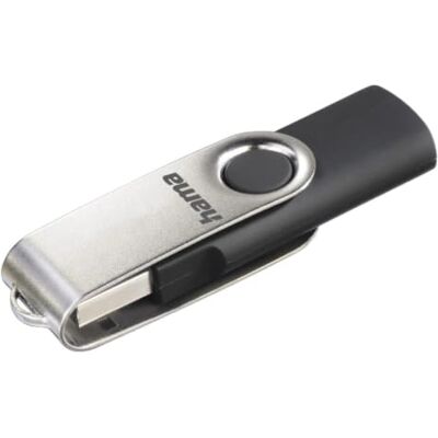 Hama 32 GB USB-minne USB 2.0 datasticka (10 MB/s dataöverföring, med ögla för fastsättning på nyckelringen, minneskinne, metall minneskort, lämpligt för Windows/MacBook) Silver Hama 32 GB USB-minne USB 2.0 datasticka (10 MB/s dataöverföring, med ögla för fastsättning på nyckelringen, minneskinne, metall minneskort, lämpligt för Windows/MacBook) Silver