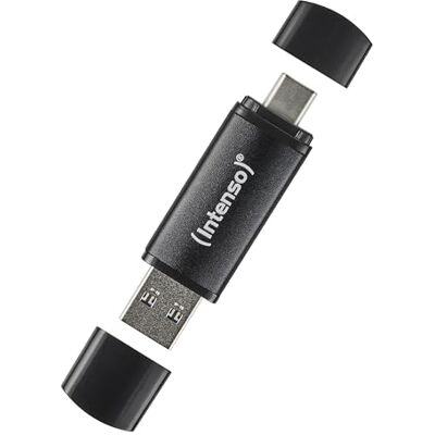 Intenso Flex Line USB-minne, 32 GB – Dual USB-minne 3,2 Gen 1 x 1 med USB-C och USB-A för OTG-kompatibel smartphone, surfplatta, bärbar dator och PC, 70 MB/s, svart Intenso Flex Line USB-minne, 32 GB – Dual USB-minne 3,2 Gen 1 x 1 med USB-C och USB-A för OTG-kompatibel smartphone, surfplatta, bärbar dator och PC, 70 MB/s, svart
