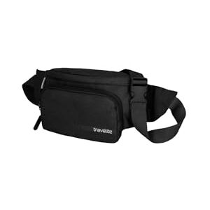 Travelite handbagage midjeväska, bagage serie Kick Off: praktisk bältesväska för semester och sport, 30 cm, 5 liter, svart, Gürteltasche 30 cm, midjeväska Travelite handbagage midjeväska, bagage serie Kick Off: praktisk bältesväska för semester och sport, 30 cm, 5 liter, svart, Gürteltasche 30 cm, midjeväska