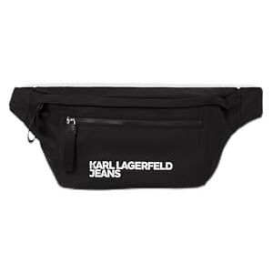 KARL LAGERFELD JEANS , Herr, Essential Nylon Xl Bumbag, Svart, One size KARL LAGERFELD JEANS , Herr, Essential Nylon Xl Bumbag, Svart, One size