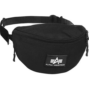 Alpha Industries Midjeväska Med Gummitryck Unisex Hipbag Black Alpha Industries Midjeväska Med Gummitryck Unisex Hipbag Black
