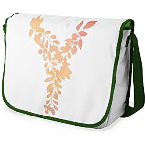 Bonamaison Messenger skolväskor med digitalt tryck med khaki remmar för flickor och pojkar, kurirväskor för elever, axelväskor, storlek: 29 x 36 cm Bonamaison Messenger skolväskor med digitalt tryck med khaki remmar för flickor och pojkar, kurirväskor för elever, axelväskor, storlek: 29 x 36 cm