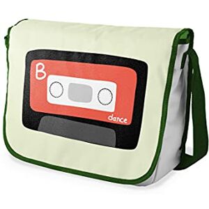 Bonamaison Digitalt tryckt messenger skolväska med kaki rem för studenter, axelremsväska, kurirväska, axelväska för skolan, skolskolstarten, storlek: 29 x 36 cm, flerfärgad, Messenger skolväska Bonamaison Digitalt tryckt messenger skolväska med kaki rem för studenter, axelremsväska, kurirväska, axelväska för skolan, skolskolstarten, storlek: 29 x 36 cm, flerfärgad, Messenger skolväska