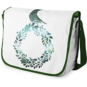 Bonamaison Digitalt tryckt messenger skolväska med kaki rem för studenter, axelremsväska, kurirväska, axelväska för skolan, skolskolstarten, storlek: 29 x 36 cm, flerfärgad, Messenger skolväska Bonamaison Digitalt tryckt messenger skolväska med kaki rem för studenter, axelremsväska, kurirväska, axelväska för skolan, skolskolstarten, storlek: 29 x 36 cm, flerfärgad, Messenger skolväska