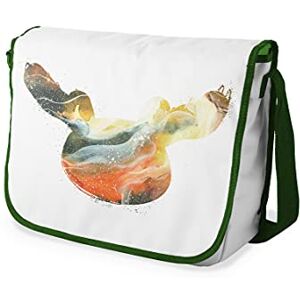 Bonamaison Digitalt tryckt messenger skolväska med kaki rem för studenter, axelremsväska, kurirväska, axelväska för skolan, skolskolstarten, storlek: 29 x 36 cm, flerfärgad, Messenger skolväska Bonamaison Digitalt tryckt messenger skolväska med kaki rem för studenter, axelremsväska, kurirväska, axelväska för skolan, skolskolstarten, storlek: 29 x 36 cm, flerfärgad, Messenger skolväska