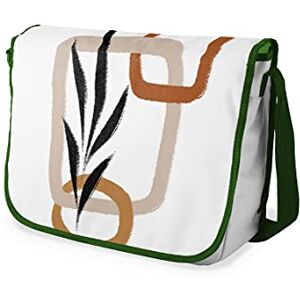 Bonamaison Digitalt tryckt messenger-skolväska med kaki rem för studenter, axelremsväska, kurirväska, axelväska för skolan, skolskolstarten, storlek: 29 x 36 cm, flerfärgad, Messenger skolväska Bonamaison Digitalt tryckt messenger-skolväska med kaki rem för studenter, axelremsväska, kurirväska, axelväska för skolan, skolskolstarten, storlek: 29 x 36 cm, flerfärgad, Messenger skolväska