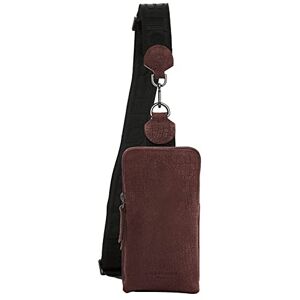 LIEBESKIND Kärlekskinn Berlin dam mocka ödla sele axelväska, 9,5 x 18,5 x 2,5 cm, Merlot 9.5x18.5x2.5 cm LIEBESKIND Kärlekskinn Berlin dam mocka ödla sele axelväska, 9,5 x 18,5 x 2,5 cm, Merlot 9.5x18.5x2.5 cm