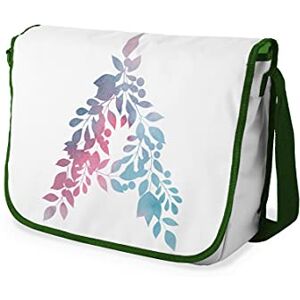 Bonamaison Digitalt tryckt messenger skolväska med kaki rem för studenter, axelremsväska, kurirväska, axelväska för skolan, skolskolstarten, storlek: 29 x 36 cm, flerfärgad, Messenger skolväska Bonamaison Digitalt tryckt messenger skolväska med kaki rem för studenter, axelremsväska, kurirväska, axelväska för skolan, skolskolstarten, storlek: 29 x 36 cm, flerfärgad, Messenger skolväska