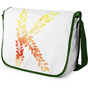 Bonamaison Digitalt tryckt messenger-skolväska med kaki rem för studenter, axelremsväska, kurirväska, axelväska för skolan, skolskolstarten, storlek: 29 x 36 cm, flerfärgad, Messenger skolväska Bonamaison Digitalt tryckt messenger-skolväska med kaki rem för studenter, axelremsväska, kurirväska, axelväska för skolan, skolskolstarten, storlek: 29 x 36 cm, flerfärgad, Messenger skolväska