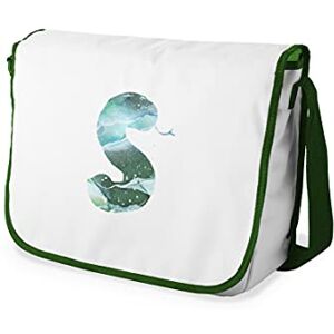 Bonamaison Digitalt tryckt messenger skolväska med kaki rem för studenter, axelremsväska, kurirväska, axelväska för skolan, skolskolstarten, storlek: 29 x 36 cm, flerfärgad, Messenger skolväska Bonamaison Digitalt tryckt messenger skolväska med kaki rem för studenter, axelremsväska, kurirväska, axelväska för skolan, skolskolstarten, storlek: 29 x 36 cm, flerfärgad, Messenger skolväska
