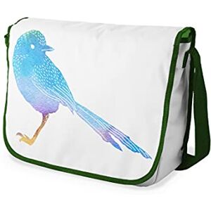 Bonamaison Messenger skolväskor med digitalt tryck med khaki remmar för flickor och pojkar, kurirväskor för elever, axelväskor, storlek: 29 x 36 cm Bonamaison Messenger skolväskor med digitalt tryck med khaki remmar för flickor och pojkar, kurirväskor för elever, axelväskor, storlek: 29 x 36 cm