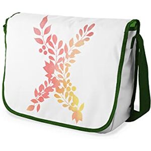 Bonamaison Digitalt tryckt messenger skolväska med kaki rem för studenter, axelremsväska, kurirväska, axelväska för skolan, skolskolstarten, storlek: 29 x 36 cm, flerfärgad, Messenger skolväska Bonamaison Digitalt tryckt messenger skolväska med kaki rem för studenter, axelremsväska, kurirväska, axelväska för skolan, skolskolstarten, storlek: 29 x 36 cm, flerfärgad, Messenger skolväska