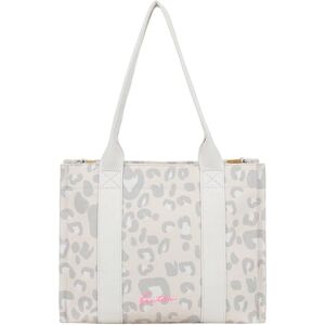 Fritzi aus Preussen Fritzi Tote Shopper Medium Leo Canvas Dam Shopper Handväska Festival City Vegan Leopardtryck Dragkedja 26 x 33 x 14 cm – rosa, grön, beige, Beige Fritzi aus Preussen Fritzi Tote Shopper Medium Leo Canvas Dam Shopper Handväska Festival City Vegan Leopardtryck Dragkedja 26 x 33 x 14 cm – rosa, grön, beige, Beige