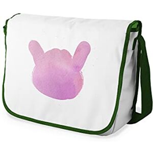Bonamaison Messenger skolväskor med digitalt tryck med khaki remmar för flickor och pojkar, kurirväskor för elever, axelväskor, storlek: 29 x 36 cm Bonamaison Messenger skolväskor med digitalt tryck med khaki remmar för flickor och pojkar, kurirväskor för elever, axelväskor, storlek: 29 x 36 cm