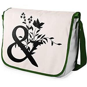 Bonamaison Digitalt tryckt messenger skolväska med kaki rem för studenter, axelremsväska, kurirväska, axelväska för skolan, skolskolstarten, storlek: 29 x 36 cm, flerfärgad, Messenger skolväska Bonamaison Digitalt tryckt messenger skolväska med kaki rem för studenter, axelremsväska, kurirväska, axelväska för skolan, skolskolstarten, storlek: 29 x 36 cm, flerfärgad, Messenger skolväska