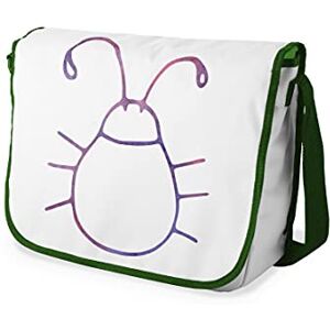 Bonamaison Digitalt tryckt messenger skolväska med kaki rem för studenter, axelremsväska, kurirväska, axelväska för skolan, skolskolstarten, storlek: 29 x 36 cm, flerfärgad, Messenger skolväska Bonamaison Digitalt tryckt messenger skolväska med kaki rem för studenter, axelremsväska, kurirväska, axelväska för skolan, skolskolstarten, storlek: 29 x 36 cm, flerfärgad, Messenger skolväska