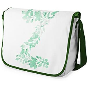 Bonamaison Messenger skolväskor med digitalt tryck med khaki remmar för flickor och pojkar, kurirväskor för elever, axelväskor, storlek: 29 x 36 cm Bonamaison Messenger skolväskor med digitalt tryck med khaki remmar för flickor och pojkar, kurirväskor för elever, axelväskor, storlek: 29 x 36 cm