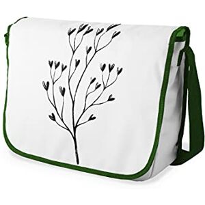 Bonamaison Digitalt tryckt messenger skolväska med kaki rem för studenter, axelremsväska, kurirväska, axelväska för skolan, skolskolstarten, storlek: 29 x 36 cm, flerfärgad, 29x36 cm, Messenger Bonamaison Digitalt tryckt messenger skolväska med kaki rem för studenter, axelremsväska, kurirväska, axelväska för skolan, skolskolstarten, storlek: 29 x 36 cm, flerfärgad, 29x36 cm, Messenger