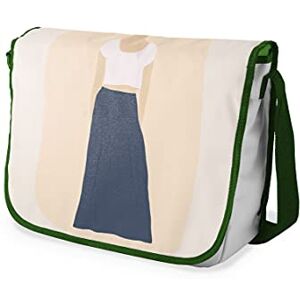 Bonamaison Digitalt tryckt messenger-skolväska med kaki rem för studenter, axelremsväska, kurirväska, axelväska för skolan, skolskolstarten, storlek: 29 x 36 cm, flerfärgad, Messenger skolväska Bonamaison Digitalt tryckt messenger-skolväska med kaki rem för studenter, axelremsväska, kurirväska, axelväska för skolan, skolskolstarten, storlek: 29 x 36 cm, flerfärgad, Messenger skolväska