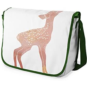Bonamaison Digitalt tryckt messenger skolväska med kaki rem för studenter, axelremsväska, kurirväska, axelväska för skolan, skolskolstarten, storlek: 29 x 36 cm, flerfärgad, Messenger skolväska Bonamaison Digitalt tryckt messenger skolväska med kaki rem för studenter, axelremsväska, kurirväska, axelväska för skolan, skolskolstarten, storlek: 29 x 36 cm, flerfärgad, Messenger skolväska
