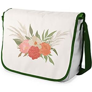 Bonamaison Digitalt tryckt messenger skolväska med kaki rem för studenter, axelremsväska, kurirväska, axelväska för skolan, skolskolstarten, storlek: 29 x 36 cm, flerfärgad, Messenger skolväska Bonamaison Digitalt tryckt messenger skolväska med kaki rem för studenter, axelremsväska, kurirväska, axelväska för skolan, skolskolstarten, storlek: 29 x 36 cm, flerfärgad, Messenger skolväska