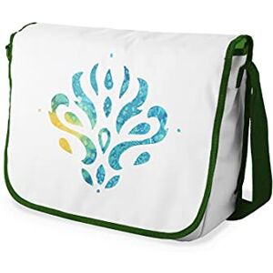Bonamaison Messenger skolväskor med digitalt tryck med khaki remmar för flickor och pojkar, kurirväskor för elever, axelväskor, storlek: 29 x 36 cm Bonamaison Messenger skolväskor med digitalt tryck med khaki remmar för flickor och pojkar, kurirväskor för elever, axelväskor, storlek: 29 x 36 cm