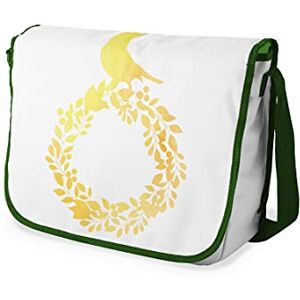 Bonamaison Digitalt tryckt messenger skolväska med kaki rem för studenter, axelremsväska, kurirväska, axelväska för skolan, skolskolstarten, storlek: 29 x 36 cm, flerfärgad, Messenger skolväska Bonamaison Digitalt tryckt messenger skolväska med kaki rem för studenter, axelremsväska, kurirväska, axelväska för skolan, skolskolstarten, storlek: 29 x 36 cm, flerfärgad, Messenger skolväska