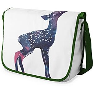 Bonamaison Digitalt tryckt messenger skolväska med kaki rem för studenter, axelremsväska, kurirväska, axelväska för skolan, skolskolstarten, storlek: 29 x 36 cm, flerfärgad, Messenger skolväska Bonamaison Digitalt tryckt messenger skolväska med kaki rem för studenter, axelremsväska, kurirväska, axelväska för skolan, skolskolstarten, storlek: 29 x 36 cm, flerfärgad, Messenger skolväska
