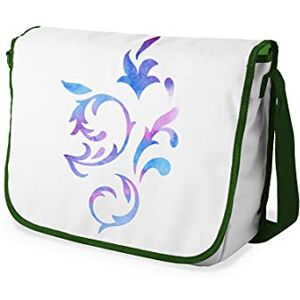 Bonamaison Digitalt tryckt messenger skolväska med kaki rem för studenter, axelremsväska, kurirväska, axelväska för skolan, skolskolstarten, storlek: 29 x 36 cm, flerfärgad, Messenger skolväska Bonamaison Digitalt tryckt messenger skolväska med kaki rem för studenter, axelremsväska, kurirväska, axelväska för skolan, skolskolstarten, storlek: 29 x 36 cm, flerfärgad, Messenger skolväska