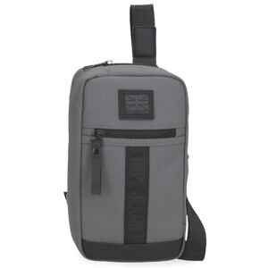 Pepe Jeans Hoxton axelväska grå 14 x 25 x 6 cm polyester och PU av Joumma väskor, Grå, Talla única, Axelväska Pepe Jeans Hoxton axelväska grå 14 x 25 x 6 cm polyester och PU av Joumma väskor, Grå, Talla única, Axelväska